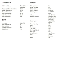 Arteriors Home Positano Lamp 15 Arteriors Home Positano Lamp