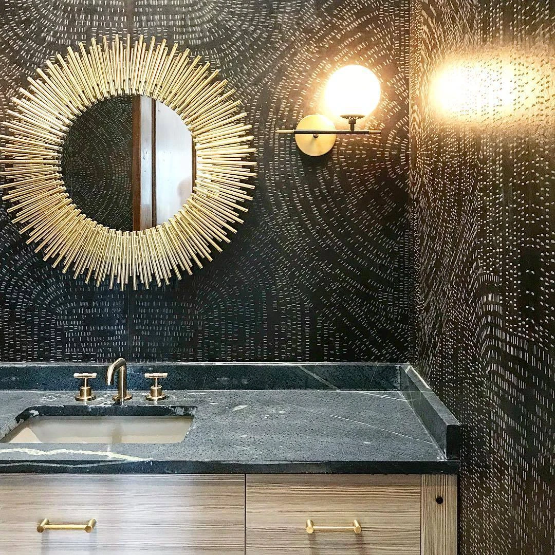 Arteriors Home Prescott Round Mirror Gold Leaf 3 Arteriors Home Prescott Round Mirror Gold Leaf