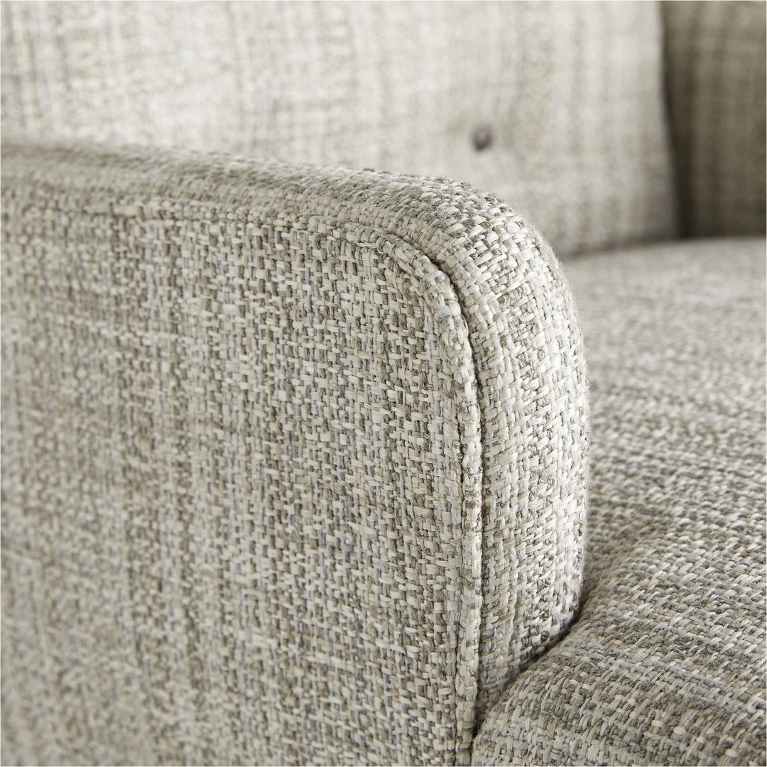 Arteriors Home Idol Wing Chair Platinum Tweed Smoke 6 Arteriors Home Idol Wing Chair Platinum Tweed Smoke