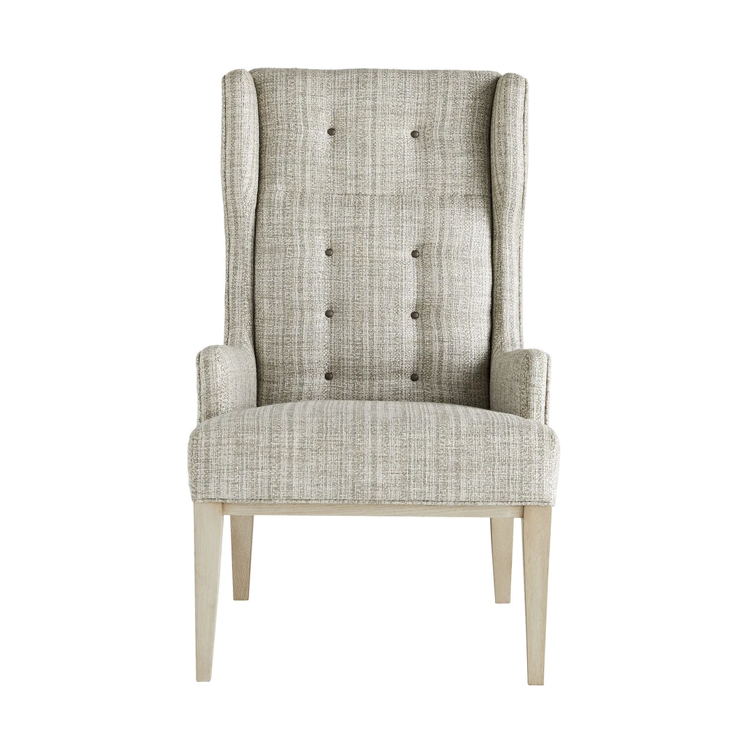 Arteriors Home Idol Wing Chair Platinum Tweed Smoke 3 Arteriors Home Idol Wing Chair Platinum Tweed Smoke