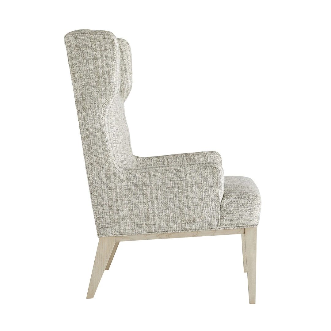 Arteriors Home Idol Wing Chair Platinum Tweed Smoke 4 Arteriors Home Idol Wing Chair Platinum Tweed Smoke
