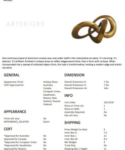 Arteriors Home Quinn Sculpture New Arrivals 12 Arteriors Home Quinn Sculpture New Arrivals