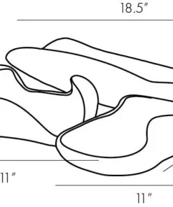 Arteriors Home Rolled Tray Set Of 3