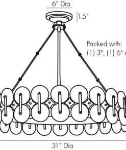 Arteriors Home New Arrivals Rondelle Chandelier