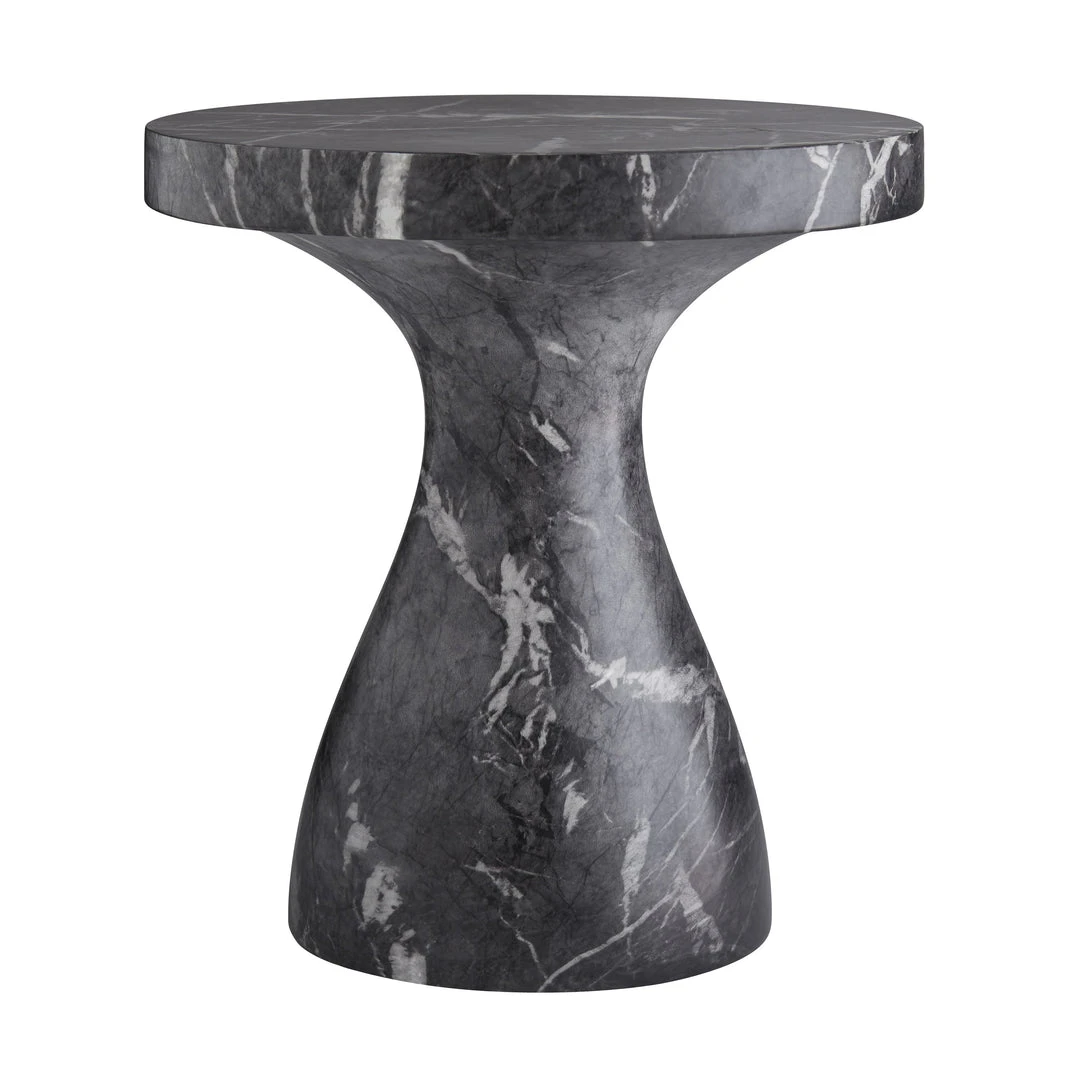 Arteriors Home Serafina Large Accent Table Faux Black Marble 1 Arteriors Home Serafina Large Accent Table Faux Black Marble