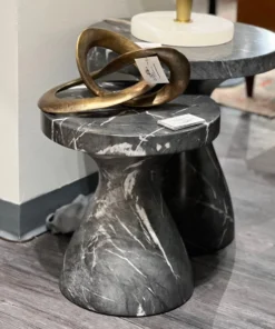 Arteriors Home Serafina Large Accent Table Faux Black Marble 11 Arteriors Home Serafina Large Accent Table Faux Black Marble