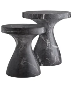 Arteriors Home Serafina Large Accent Table Faux Black Marble 12 Arteriors Home Serafina Large Accent Table Faux Black Marble