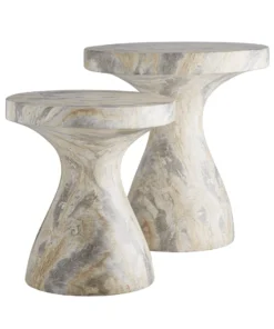 Arteriors Home New Arrivals Serafina Small Accent Table Sahara