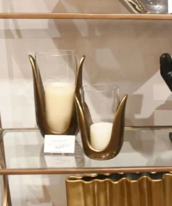 Arteriors Home New Arrivals Sonia Vases Set Antique Brass