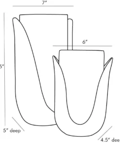 Arteriors Home New Arrivals Sonia Vases Set Antique Brass