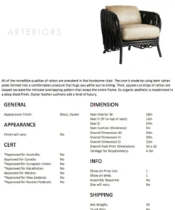 Arteriors Home New Arrivals Strata Lounge Chair Black 19 Arteriors Home New Arrivals Strata Lounge Chair Black