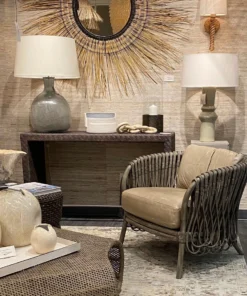 Arteriors Home New Arrivals Strata Lounge Chair Gray Wash