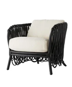 Arteriors Home Strata Lounge Chair Muslin