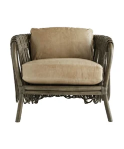 Arteriors Home New Arrivals Strata Lounge Chair Gray Wash