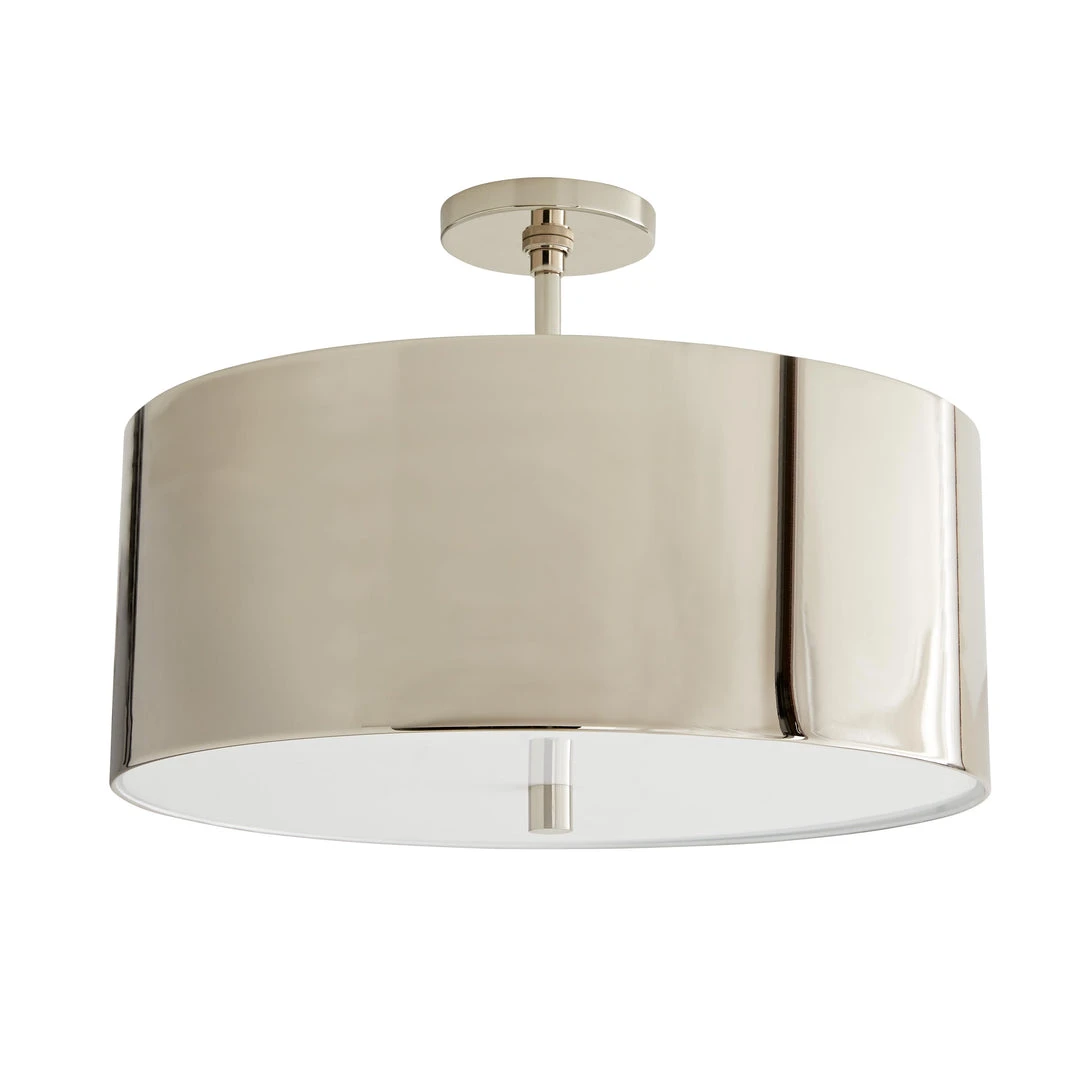 Arteriors Home Tarbell Semi Flush Polished Nickel New Arrivals 1 Arteriors Home Tarbell Semi Flush Polished Nickel New Arrivals