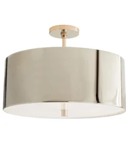 Arteriors Home Tarbell Semi Flush Polished Nickel New Arrivals 11 Arteriors Home Tarbell Semi Flush Polished Nickel New Arrivals