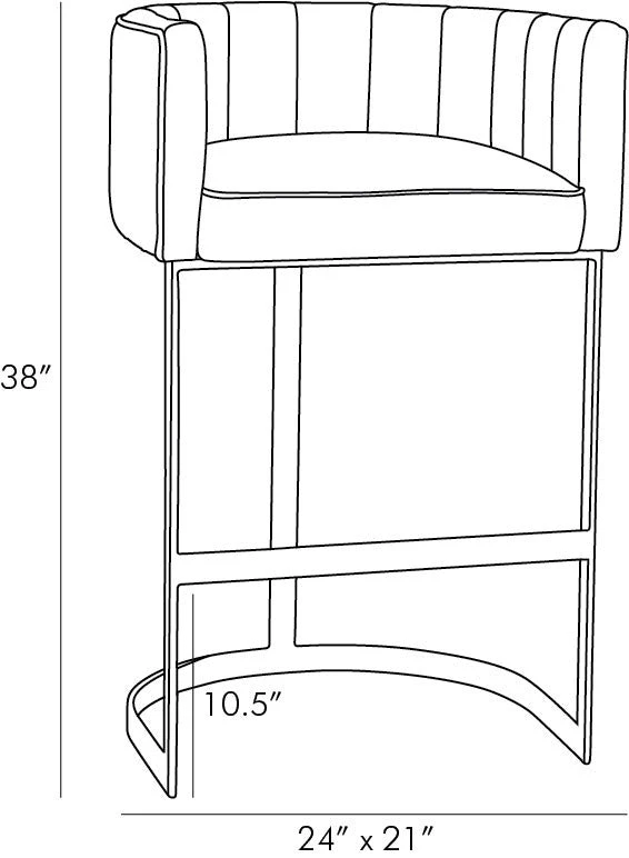 Arteriors Home Tatum Bar Stool Graphite 8 Arteriors Home Tatum Bar Stool Graphite
