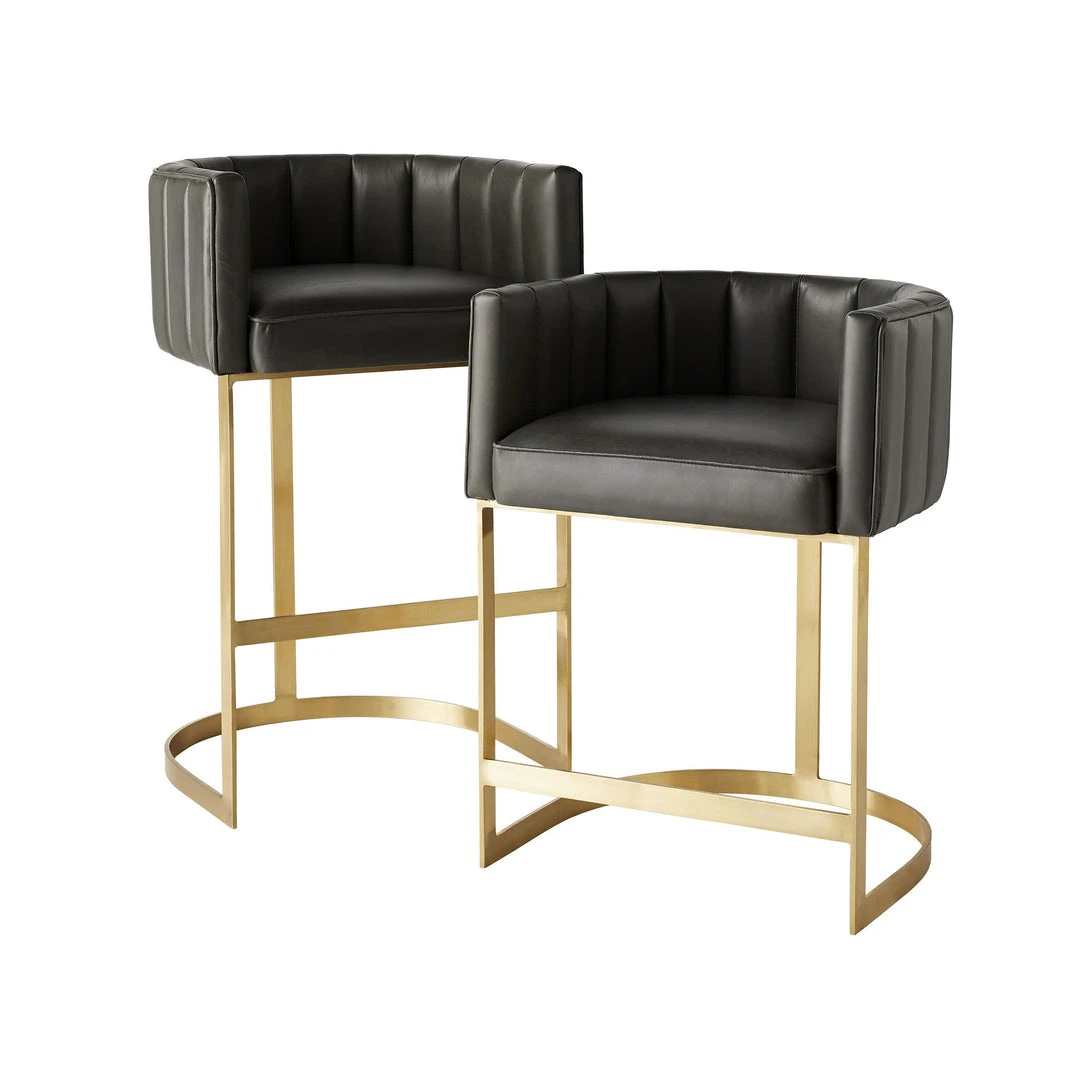 Arteriors Home Tatum Bar Stool Graphite 2 Arteriors Home Tatum Bar Stool Graphite