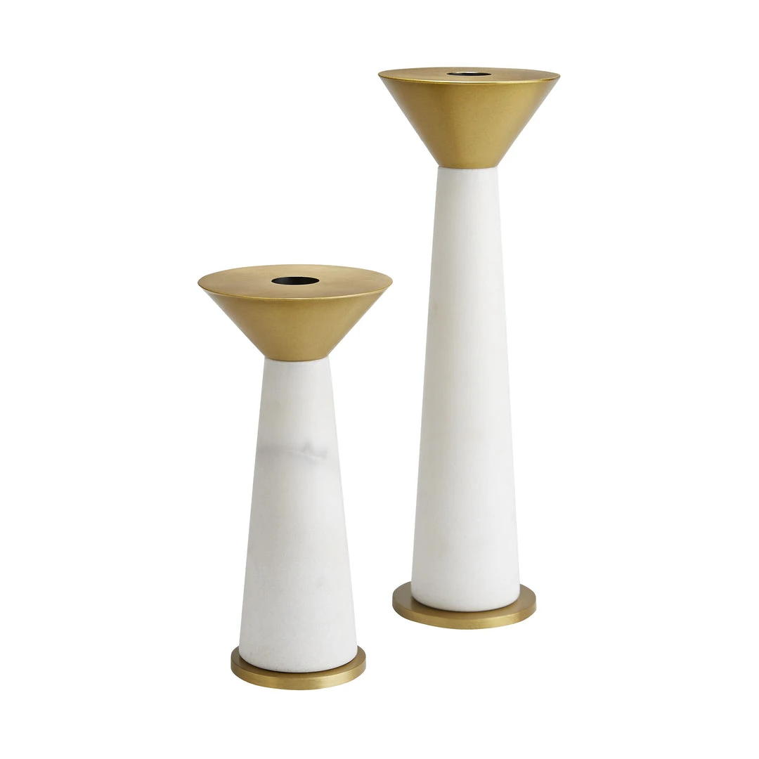Arteriors Home Tenbrooke Candleholders White Set Of Two New Arrivals 1 Arteriors Home Tenbrooke Candleholders White Set Of Two New Arrivals