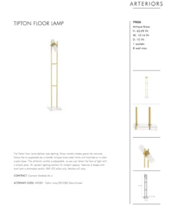 Arteriors Home Tipton Floor Lamp 14 Arteriors Home Tipton Floor Lamp