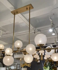 Arteriors Home New Arrivals Troon Chandelier Antique Brass