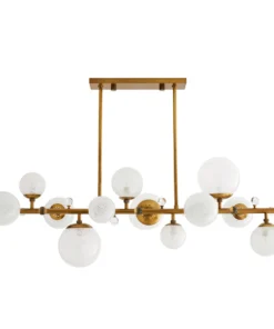 Arteriors Home New Arrivals Troon Chandelier Antique Brass