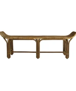 Arteriors Home Tucker Bench Tobacco Rattan New Arrivals 12 Arteriors Home Tucker Bench Tobacco Rattan New Arrivals