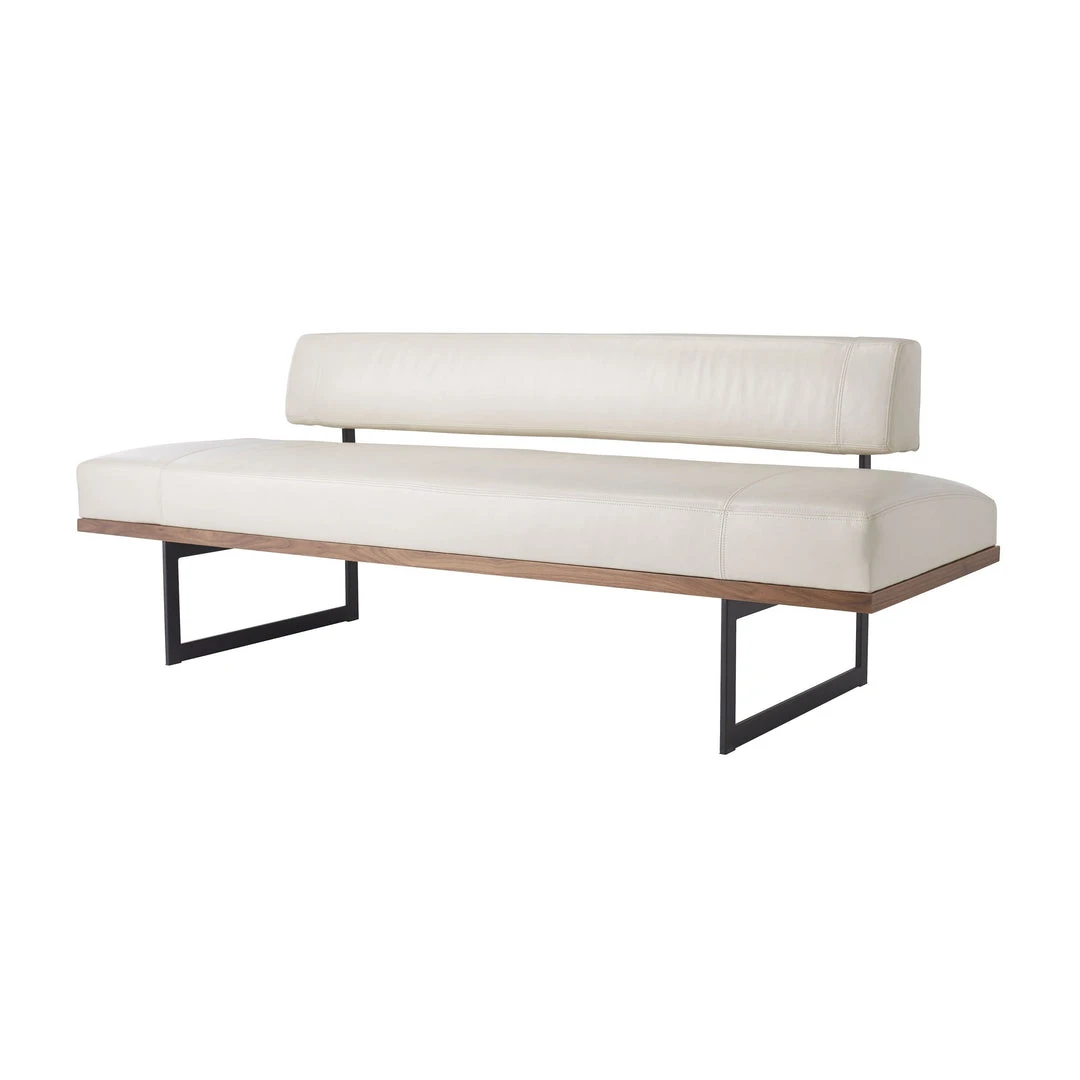 Arteriors Home Tuck Bench Ivory Leather New Arrivals 1 Arteriors Home Tuck Bench Ivory Leather New Arrivals