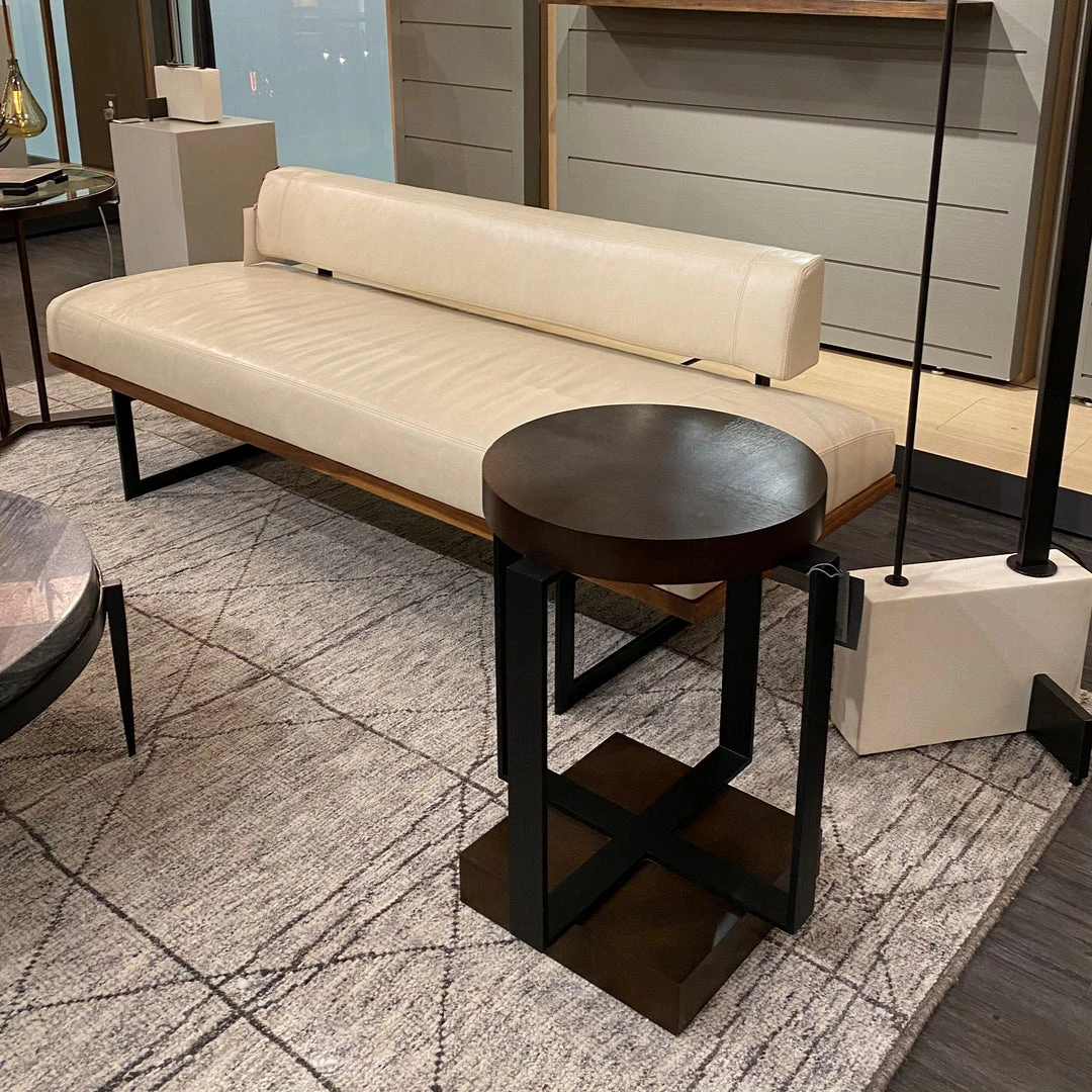 Arteriors Home Tuck Bench Ivory Leather New Arrivals 6 Arteriors Home Tuck Bench Ivory Leather New Arrivals