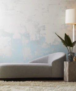 Arteriors Home New Arrivals Turner Chaise Iceberg Linen Grey Ash