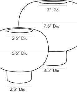 Arteriors Home Tuttle Vase Set