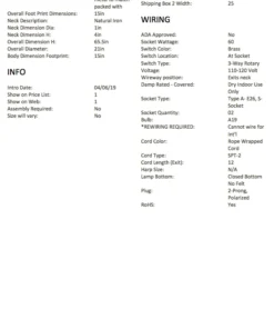 Arteriors Home Vik Floor Lamp