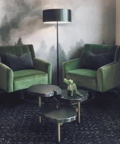 Arteriors Home Violetta Floor Lamp Matte Black