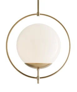 Arteriors Home Volta Pendant Pale Brass New Arrivals
