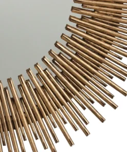 Arteriors Home Prescott Round Mirror Gold Leaf 8 Arteriors Home Prescott Round Mirror Gold Leaf