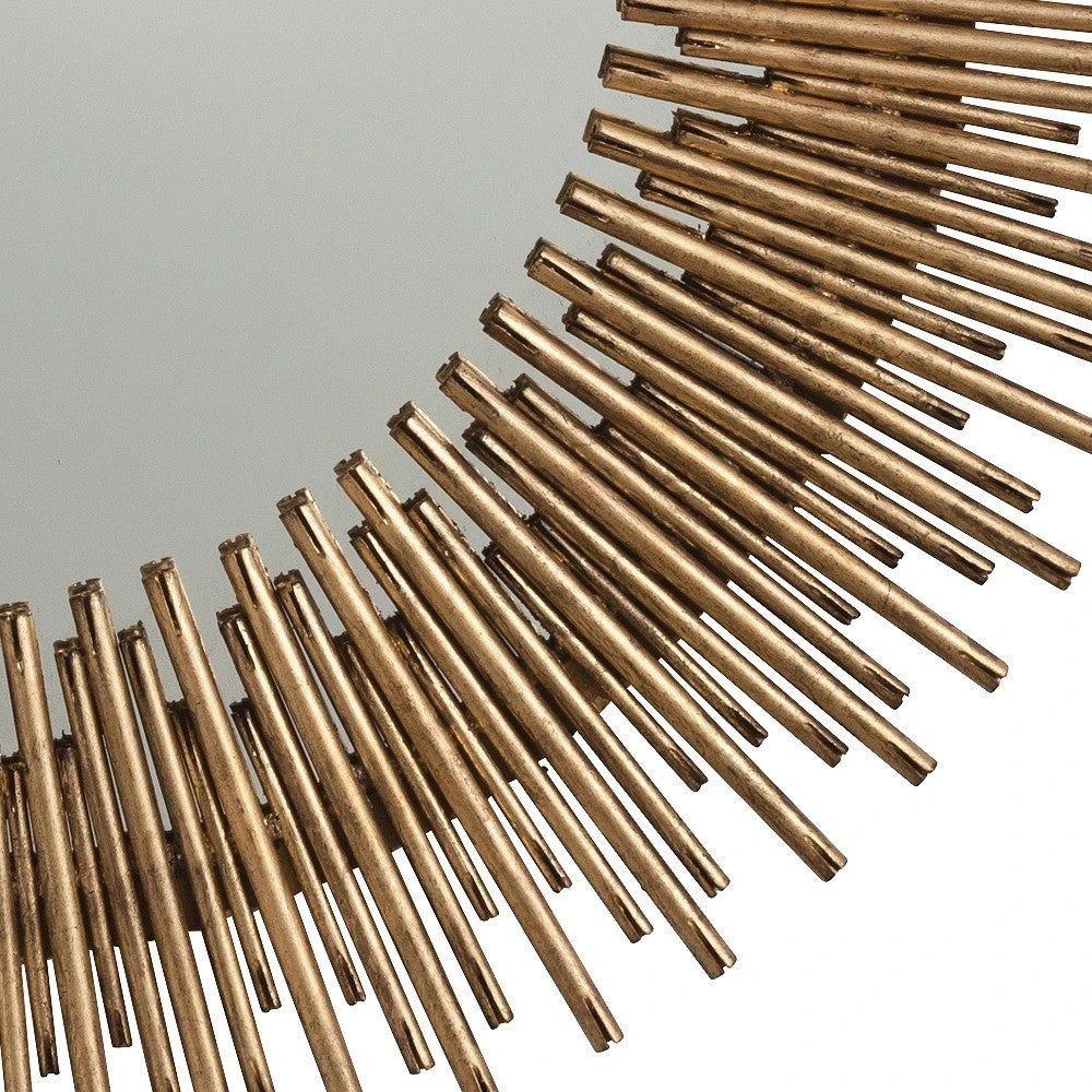 Arteriors Home Prescott Round Mirror Gold Leaf 4 Arteriors Home Prescott Round Mirror Gold Leaf