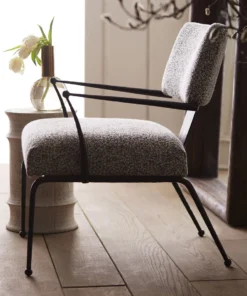 Arteriors Home New Arrivals Wallace Chair Pitch Texture