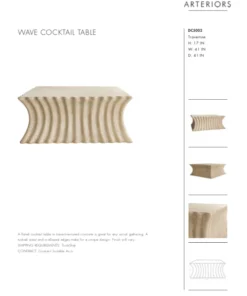 Arteriors Home Wave Cocktail Table New Arrivals 19 Arteriors Home Wave Cocktail Table New Arrivals