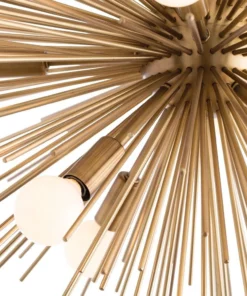 Arteriors Home Zanadoo Fixed Chandelier Antique Brass 11 Arteriors Home Zanadoo Fixed Chandelier Antique Brass