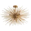 Arteriors Home Zanadoo Fixed Chandelier Antique Brass