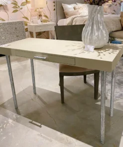 Made Goods Audrey Desk Ivory Faux Shagreen New Arrivals