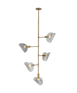 Arteriors Home New Arrivals Bend Chandelier Smoke Brass 20 Arteriors Home New Arrivals Bend Chandelier Smoke Brass