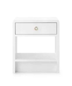 Bungalow 5 Benjamin 1 Drawer Side Table White New Arrivals 20 Bungalow 5 Benjamin 1 Drawer Side Table White New Arrivals