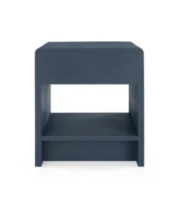 Bungalow 5 New Arrivals Benjamin 1 Drawer Side Table Navy Blue