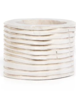 Four Hands Beto Banded Bowl Ivory New Arrivals