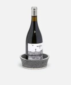 Blue Pheasant Angelica Wine Coaster Cool Gray