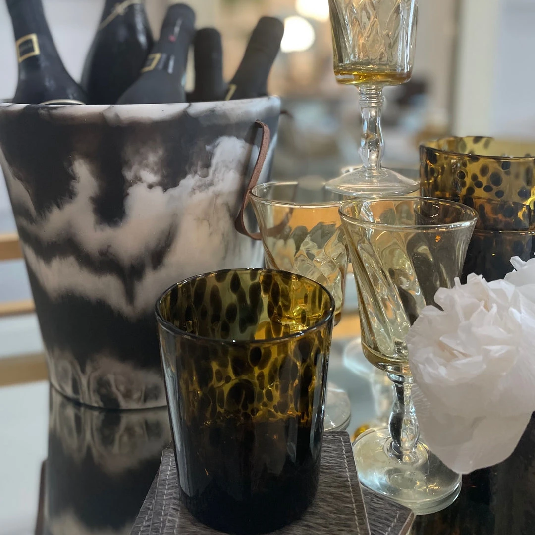 Blue Pheasant New Arrivals Andrew Tumbler Set Tortoiseshell Set Of 6 5 Blue Pheasant New Arrivals Andrew Tumbler Set Tortoiseshell Set Of 6