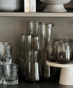 Blue Pheasant Declan Pitcher Smoke Set Of 3 9 Blue Pheasant Declan Pitcher Smoke Set Of 3