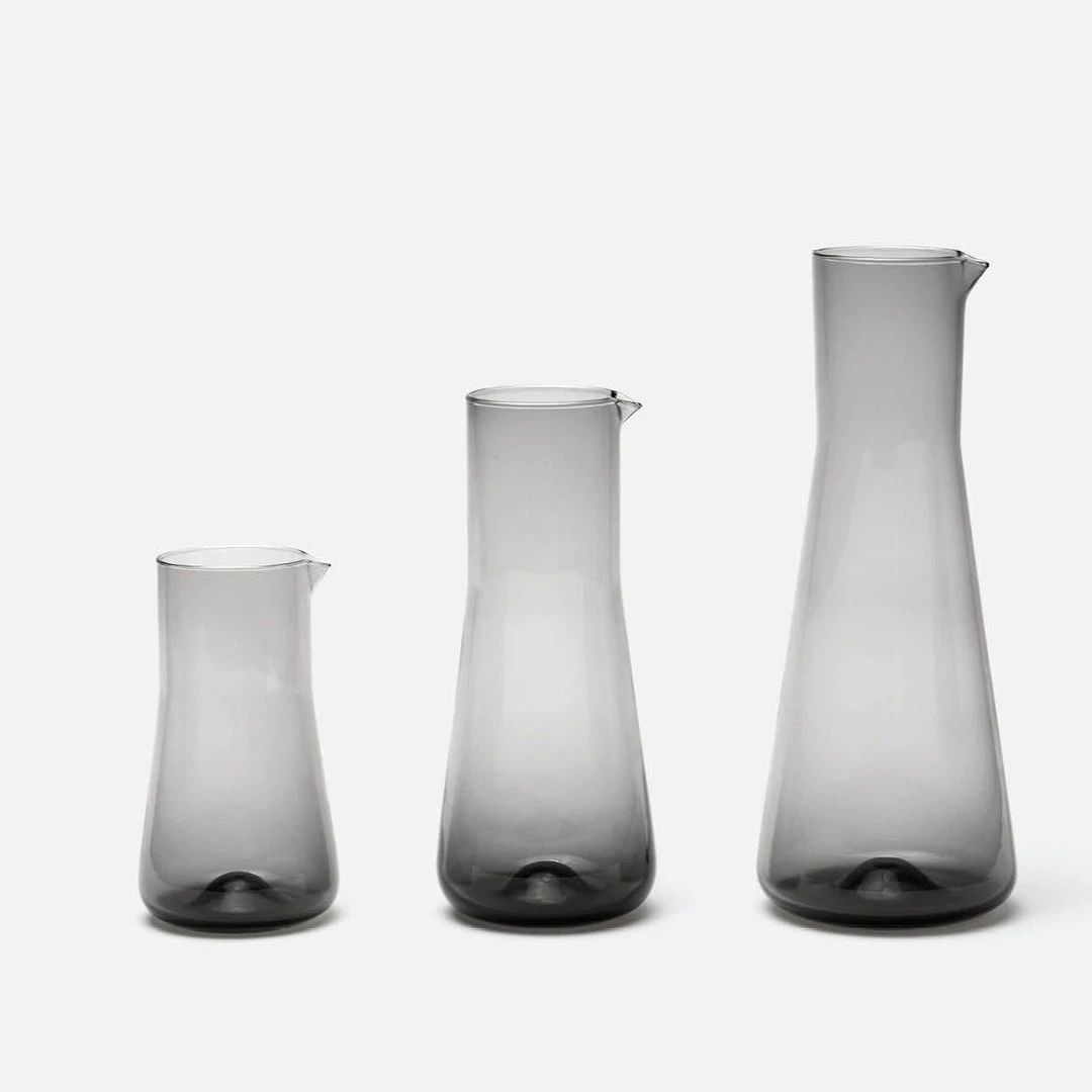 Blue Pheasant Declan Pitcher Smoke Set Of 3 1 Blue Pheasant Declan Pitcher Smoke Set Of 3