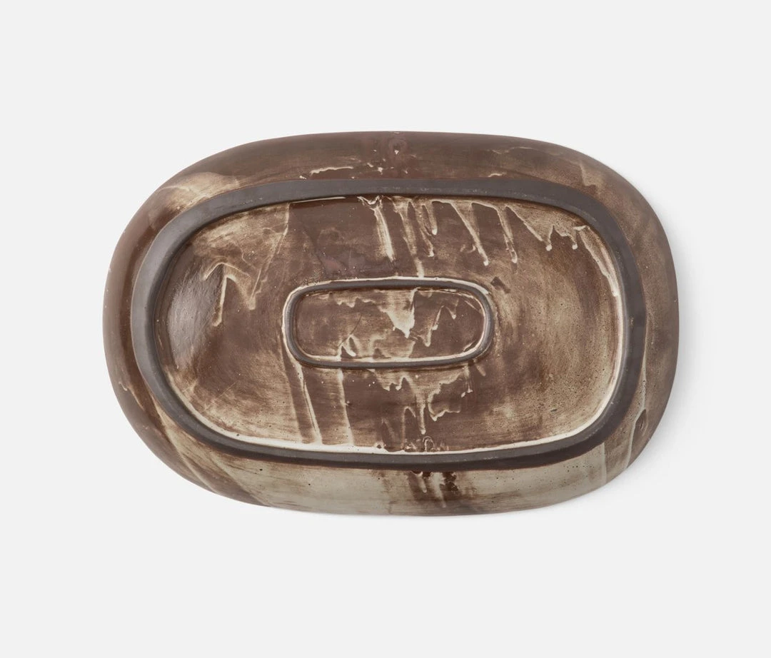 Blue Pheasant Dexter Oval Serving Platter Large Set/2 6 Blue Pheasant Dexter Oval Serving Platter Large Set/2